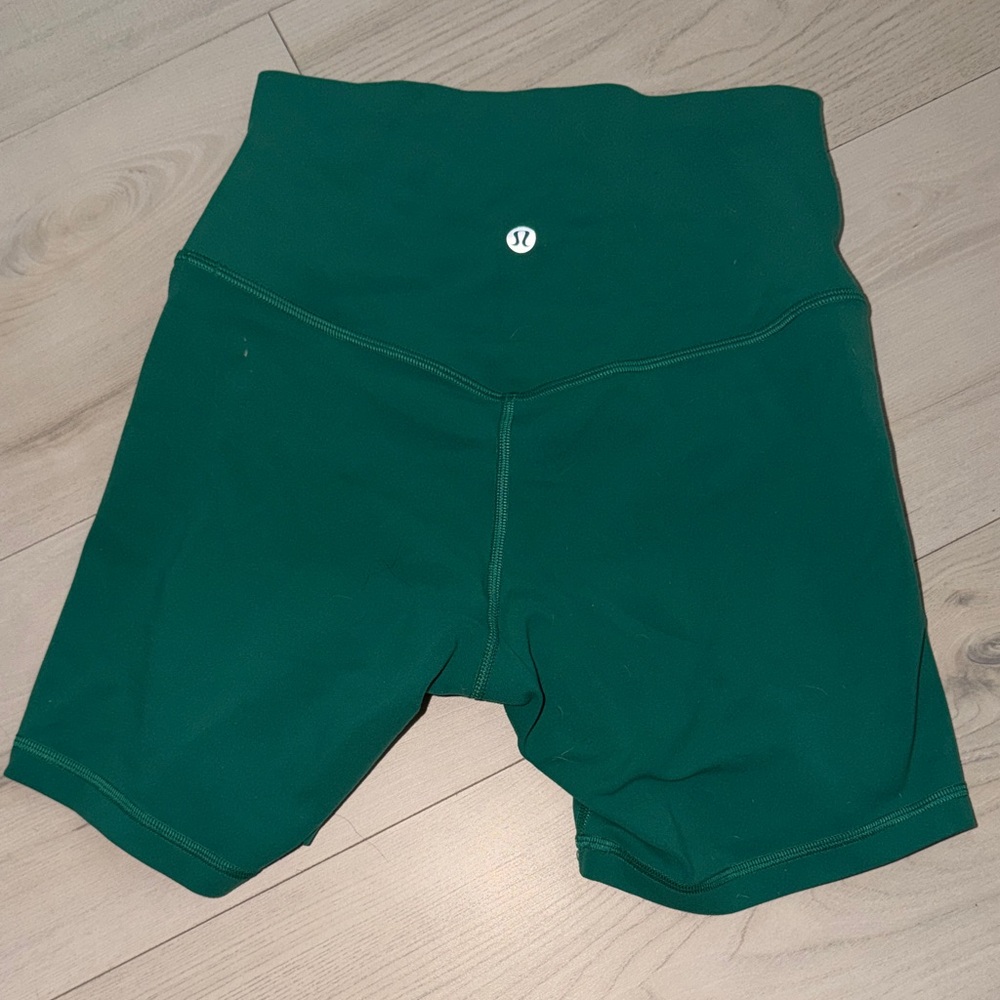 LuLuLemon Green Bike Shorts
